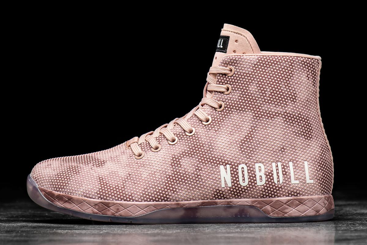 Basket Nobull Superfabric High-Top Tie-Dye Trainer Femme Rose | SG5284713