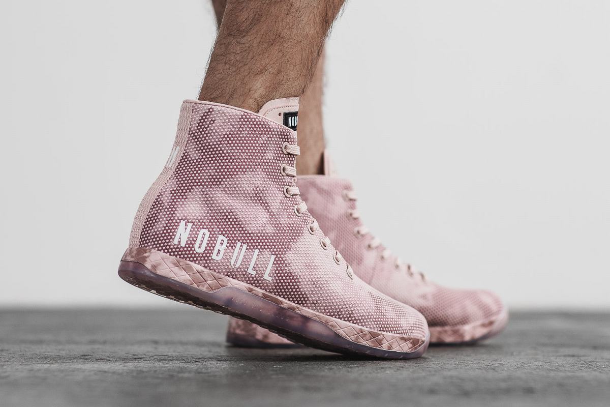 Basket Nobull Superfabric High-Top Tie-Dye Trainer Homme Rose | TH5783460