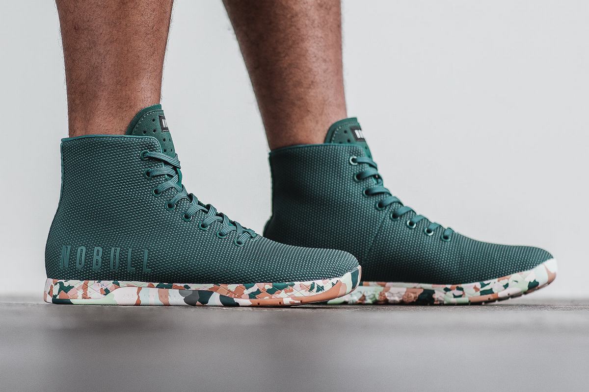 Basket Nobull Superfabric High-Top Trainer Homme Vert | BE9576214
