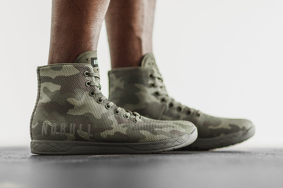 Basket Nobull Superfabric High-Top Trainer Homme Camouflage | CX2564301