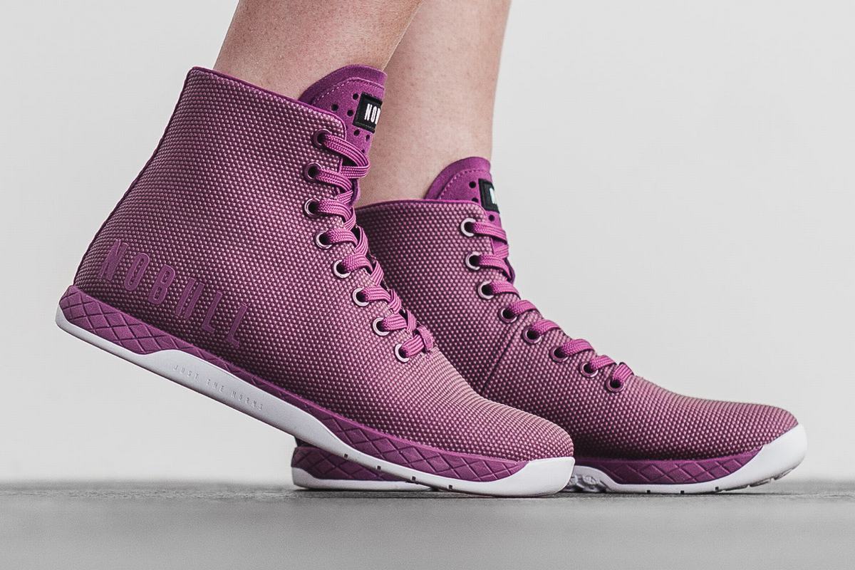 Basket Nobull Superfabric High-Top Trainer Femme Violette Foncé | DL4783956