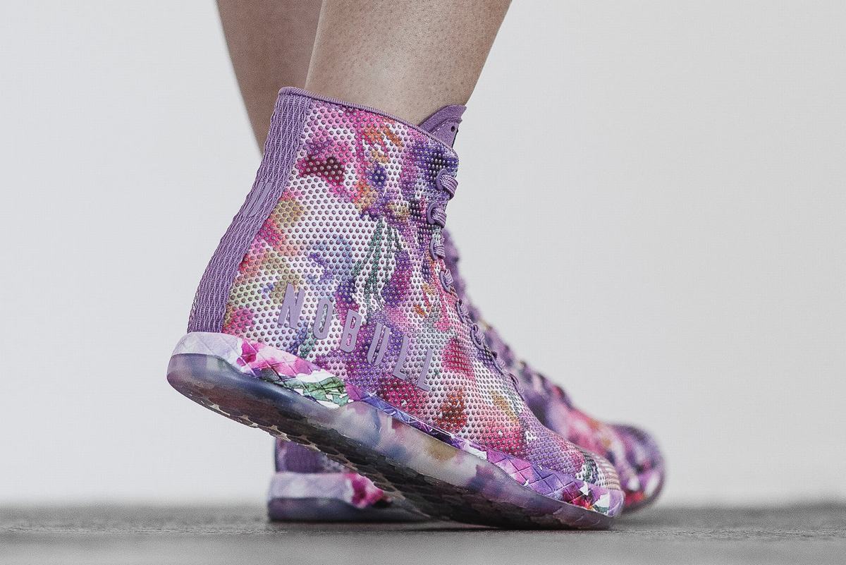 Basket Nobull Superfabric High-Top Trainer Femme Violette | FI4059137