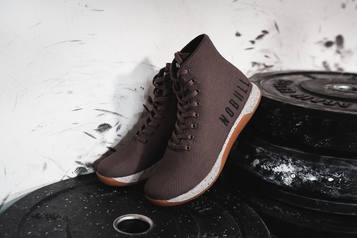 Basket Nobull Superfabric High-Top Trainer Homme Marron | IA6017425