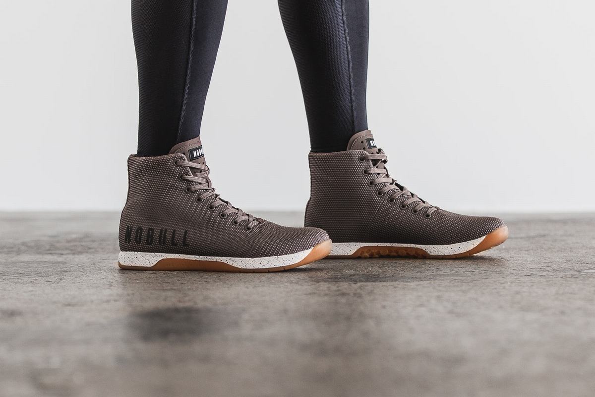 Basket Nobull Superfabric High-Top Trainer Homme Marron | IA6017425