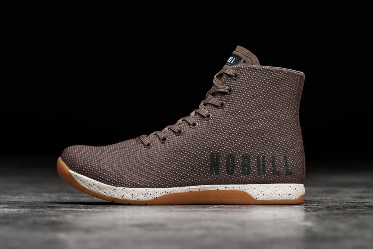 Basket Nobull Superfabric High-Top Trainer Homme Marron | IA6017425