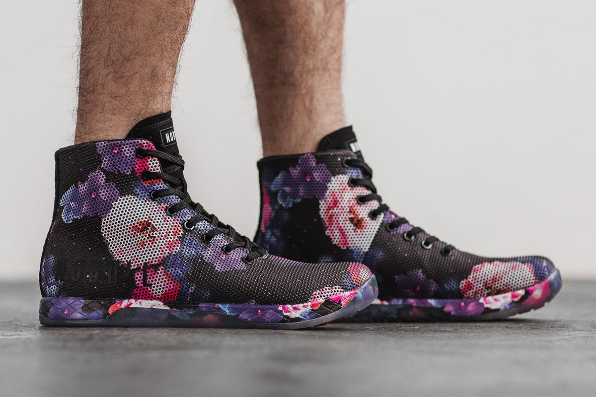 Basket Nobull Superfabric High-Top Trainer Homme Noir Violette | JS9083617
