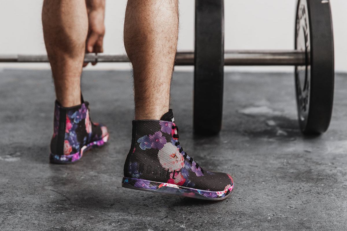 Basket Nobull Superfabric High-Top Trainer Homme Noir Violette | JS9083617