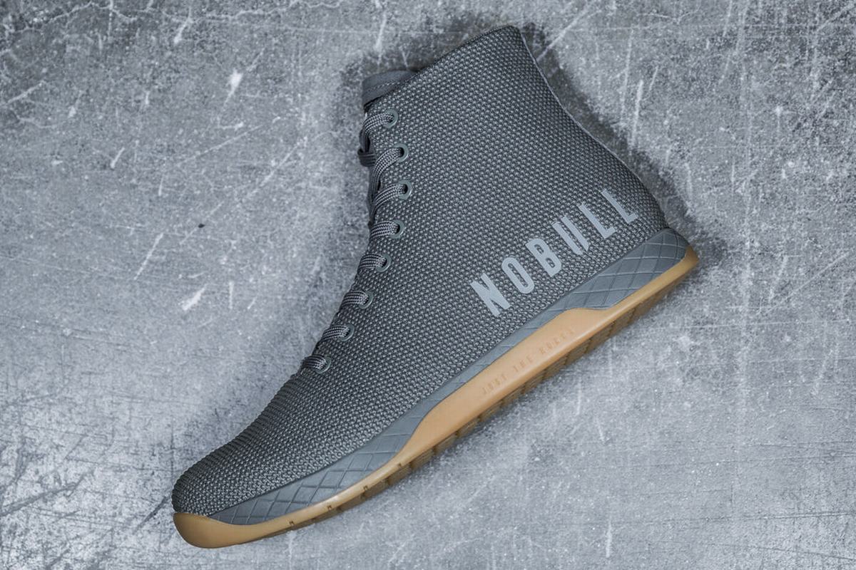 Basket Nobull Superfabric High-Top Trainer Femme Grise Foncé | KP9142375