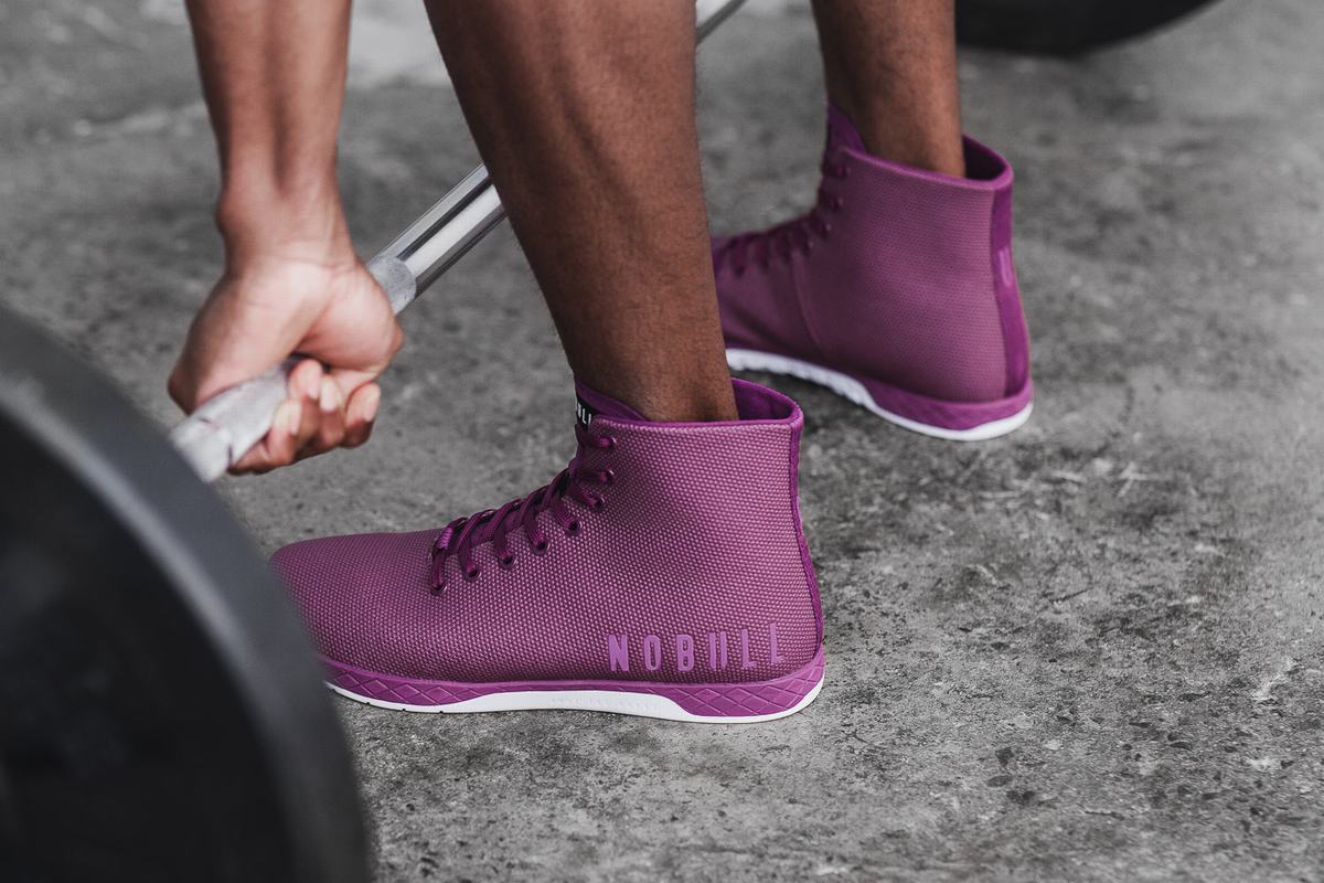 Basket Nobull Superfabric High-Top Trainer Homme Violette Foncé | KR2953640