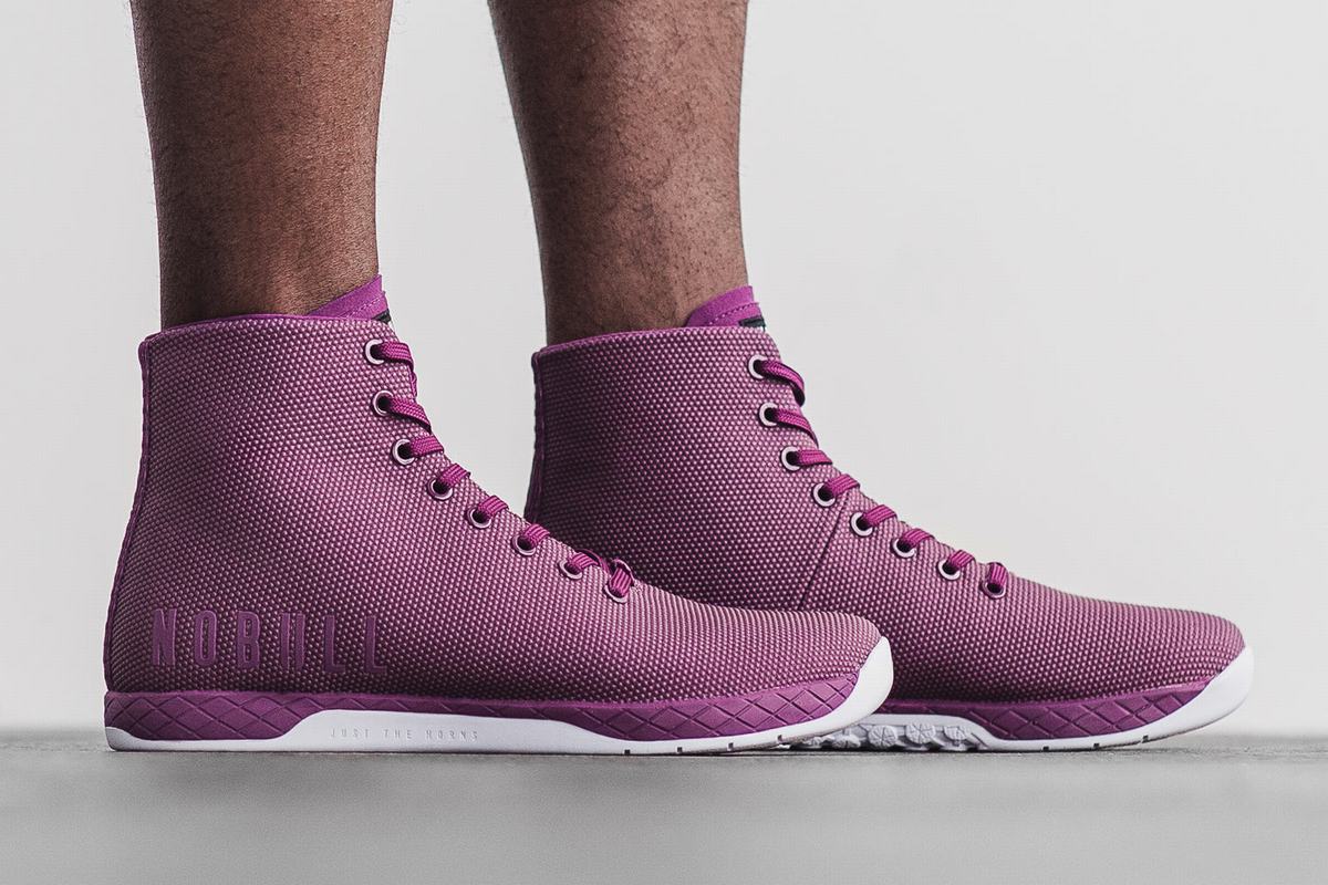 Basket Nobull Superfabric High-Top Trainer Homme Violette Foncé | KR2953640