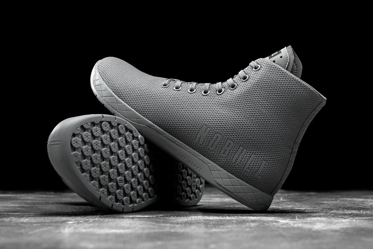 Basket Nobull Superfabric High-Top Trainer Homme Grise Foncé | LH0612498