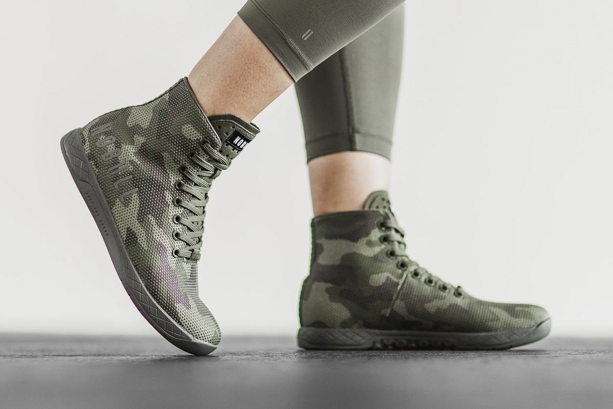 Basket Nobull Superfabric High-Top Trainer Femme Camouflage | QX1687495