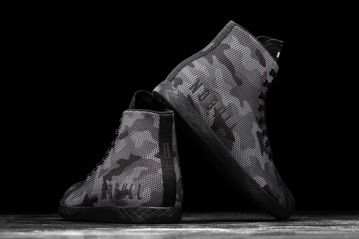 Basket Nobull Superfabric High-Top Trainer Homme Noir Camouflage | TE3047821