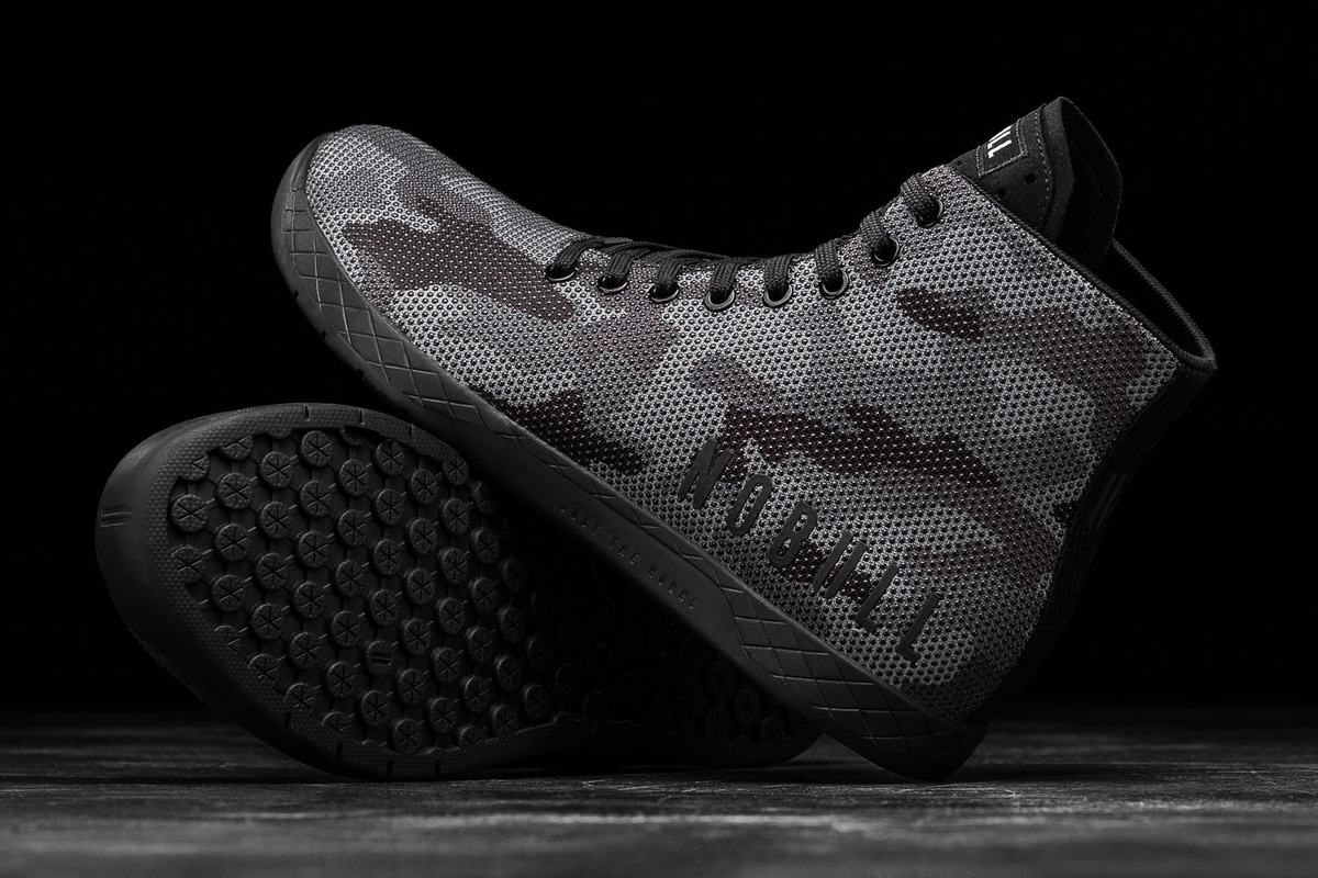 Basket Nobull Superfabric High-Top Trainer Homme Noir Camouflage | TE3047821