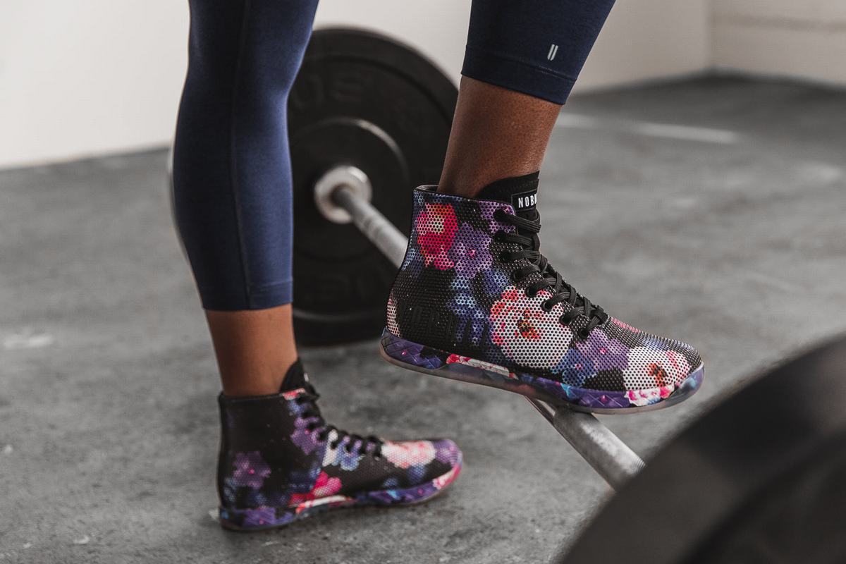 Basket Nobull Superfabric High-Top Trainer Femme Noir Violette | TJ7139206