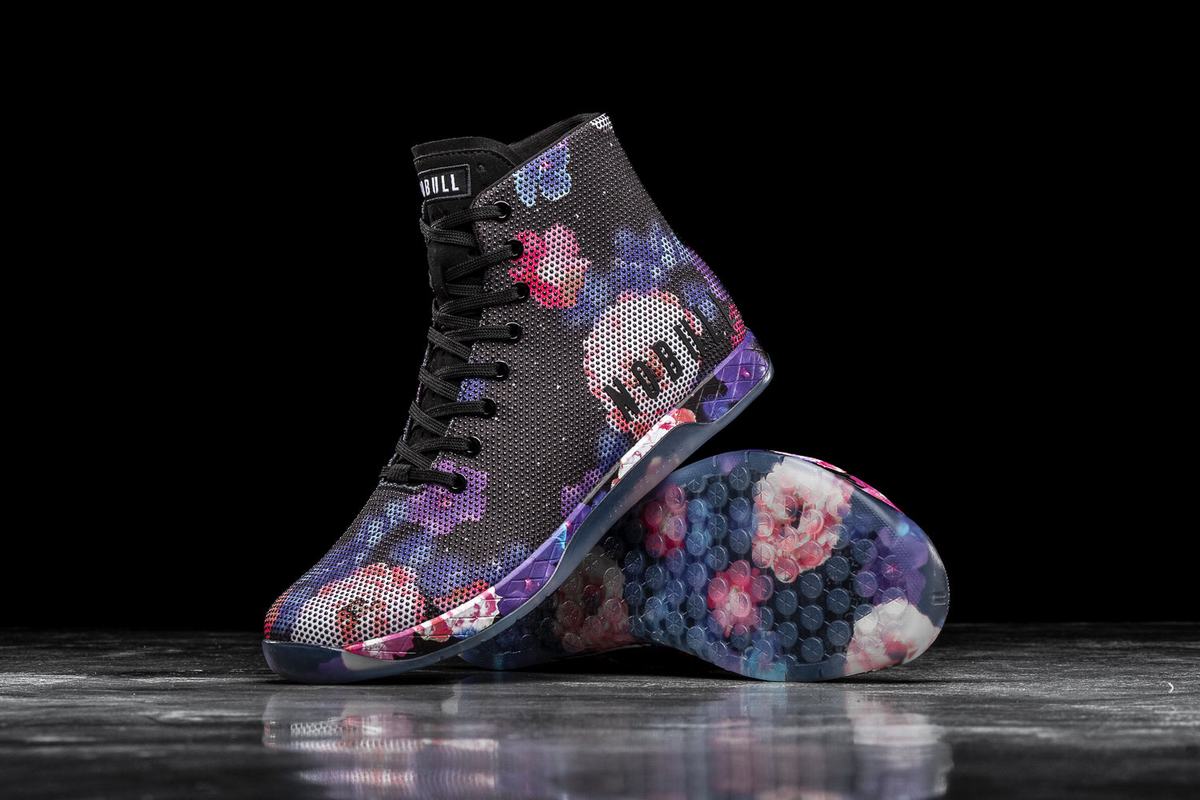 Basket Nobull Superfabric High-Top Trainer Femme Noir Violette | TJ7139206