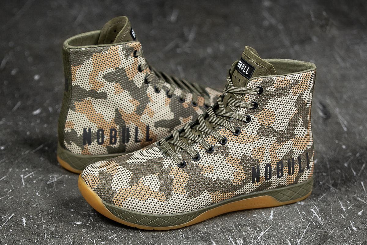 Basket Nobull Superfabric High-Top Woodland Trainer Femme Camouflage | GP9542186