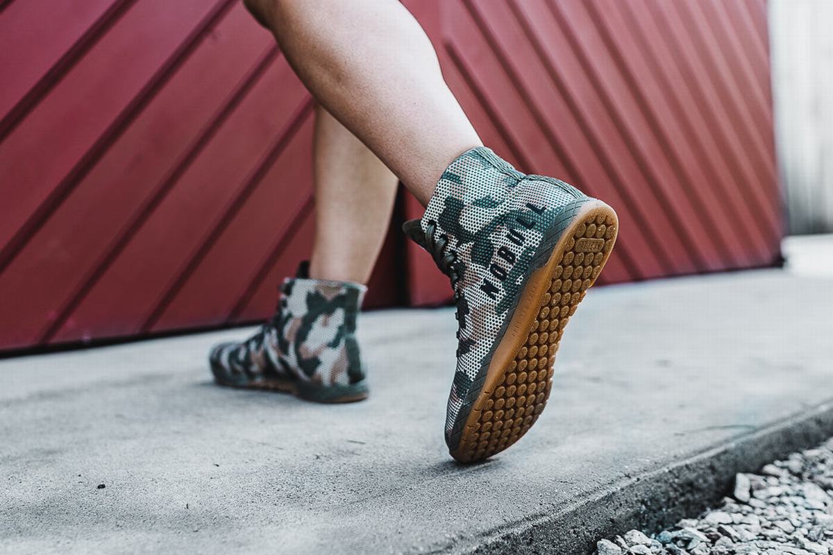 Basket Nobull Superfabric High-Top Woodland Trainer Femme Camouflage | GP9542186