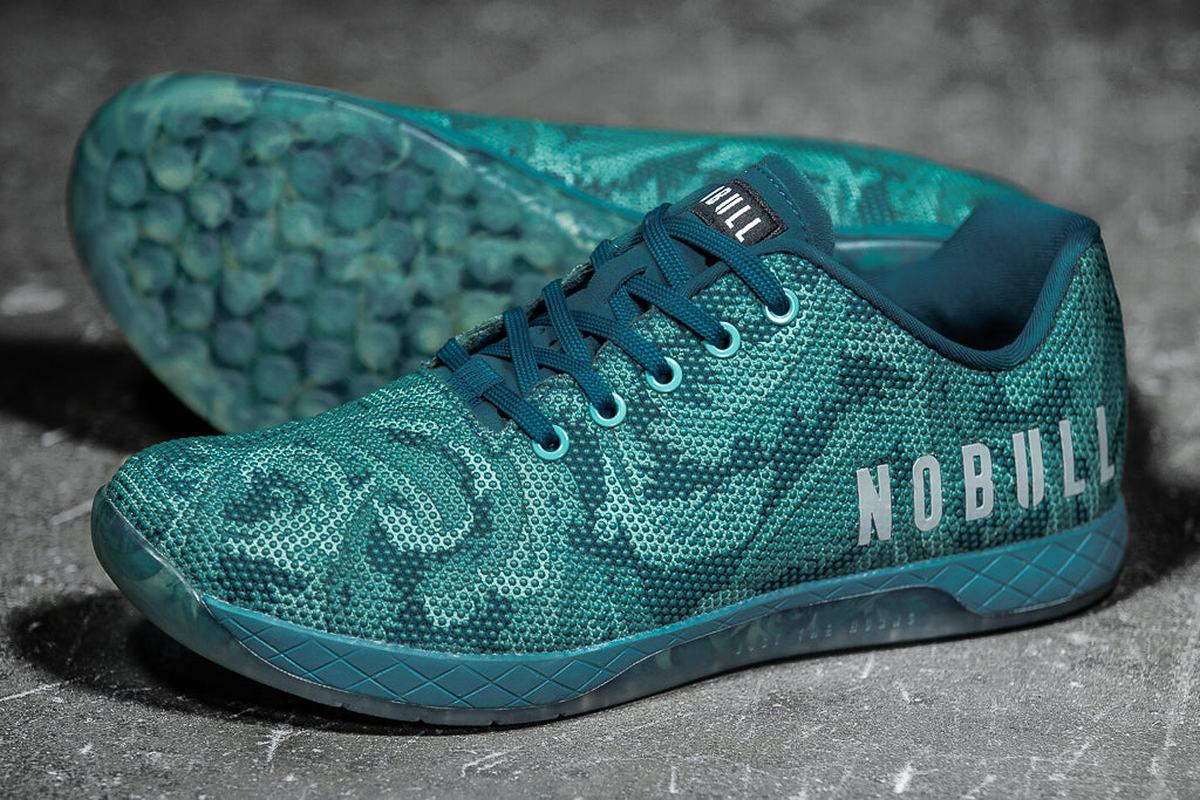 Basket Nobull Superfabric Leaf Trainer Femme Vert | ZA9376280