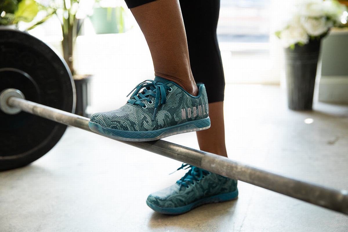 Basket Nobull Superfabric Leaf Trainer Femme Vert | ZA9376280