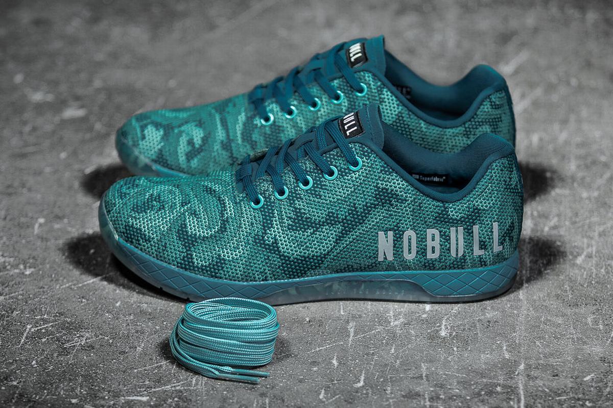Basket Nobull Superfabric Leaf Trainer Femme Vert | ZA9376280