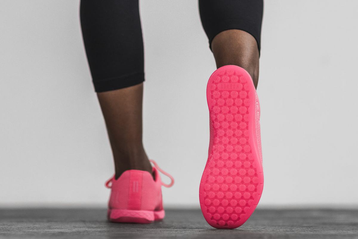 Basket Nobull Superfabric Neon Trainer Femme Rose | CX6029134