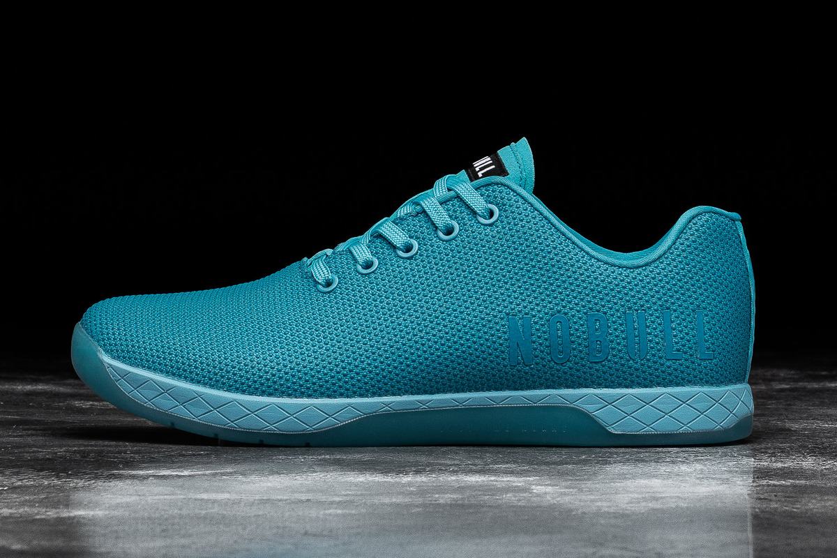 Basket Nobull Superfabric Neon Trainer Femme Bleu | RL5403816