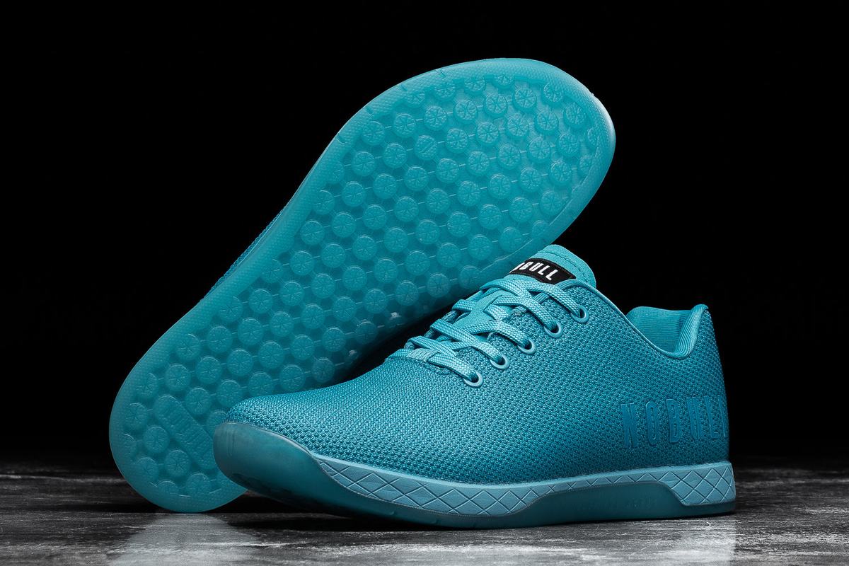Basket Nobull Superfabric Neon Trainer Homme Bleu | GL9463802