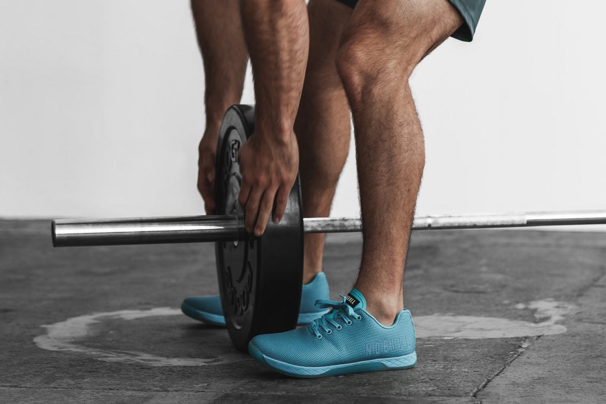 Basket Nobull Superfabric Neon Trainer Homme Bleu | GL9463802