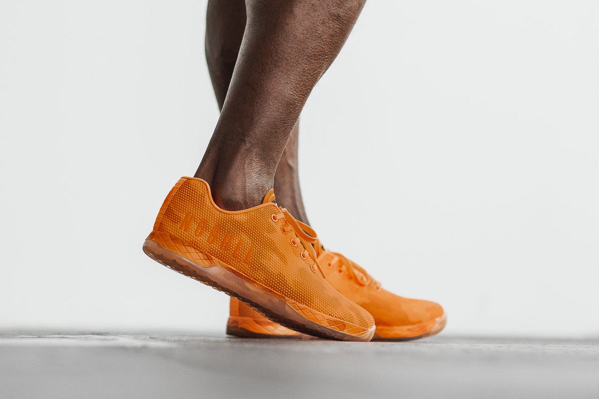 Basket Nobull Superfabric Neon Trainer Homme Orange Camouflage | PS0923765