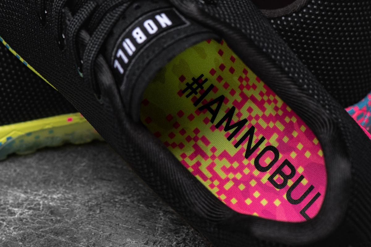 Basket Nobull Superfabric Neon Trainer Homme Noir | RG8456791