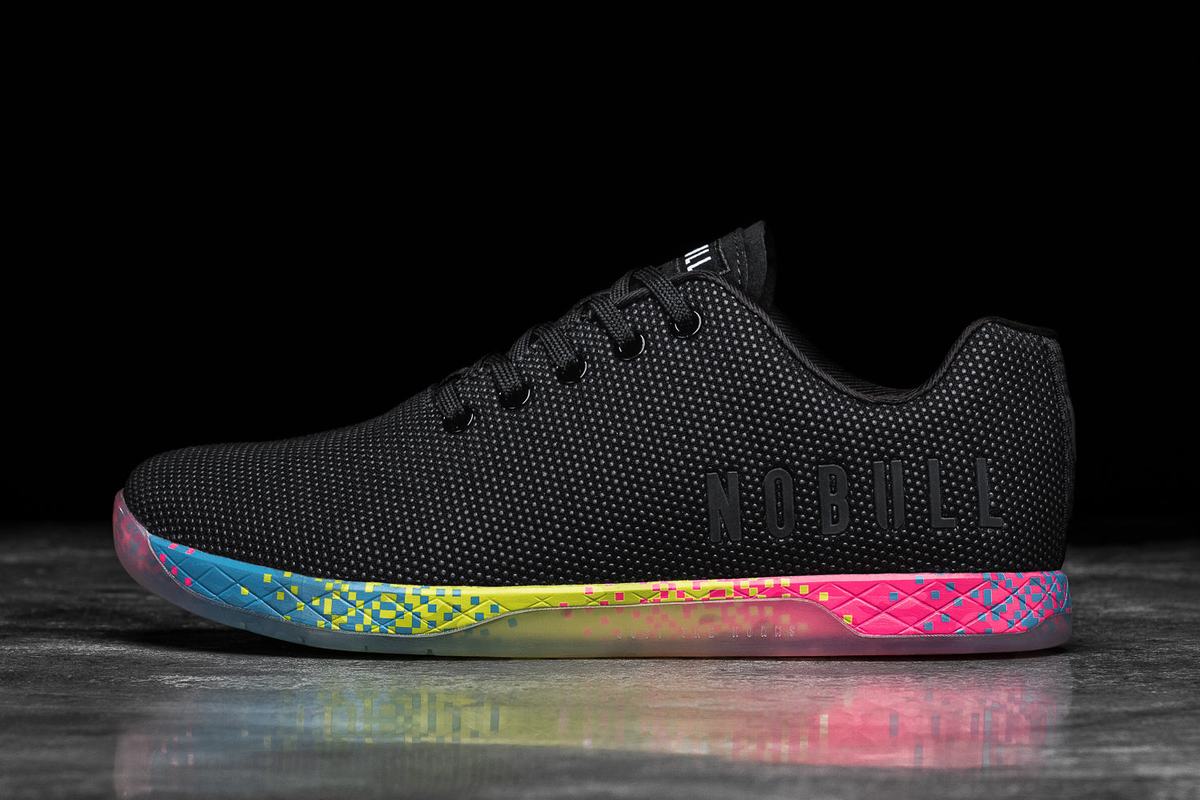 Basket Nobull Superfabric Neon Trainer Homme Noir | RG8456791