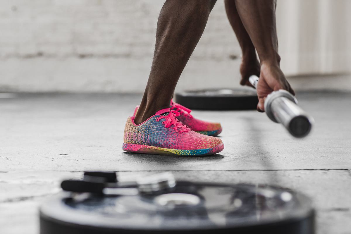 Basket Nobull Superfabric Neon Trainer Homme Rose | WA0156237