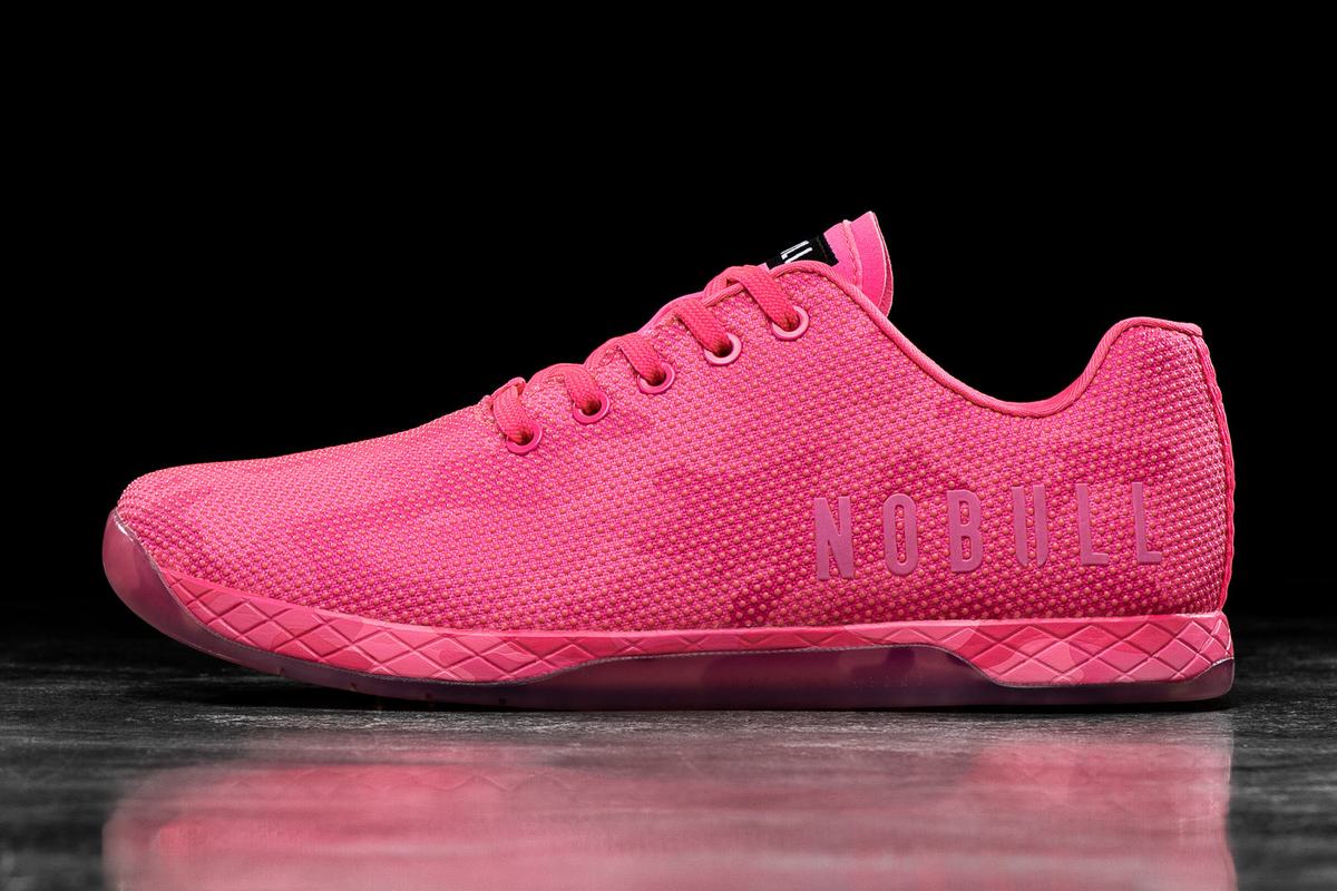 Basket Nobull Superfabric Neon Trainer Homme Rose Camouflage | YI9286375