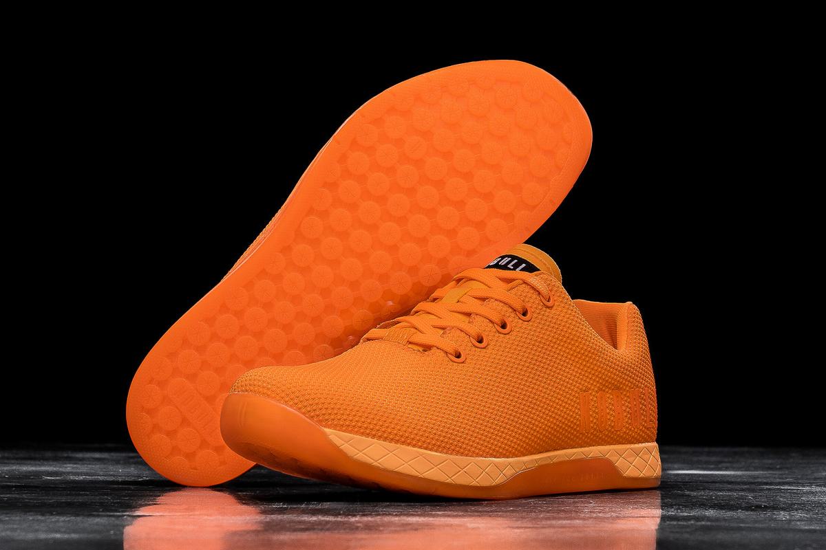 Basket Nobull Superfabric Neon Trainer Homme Orange | ZQ9728610