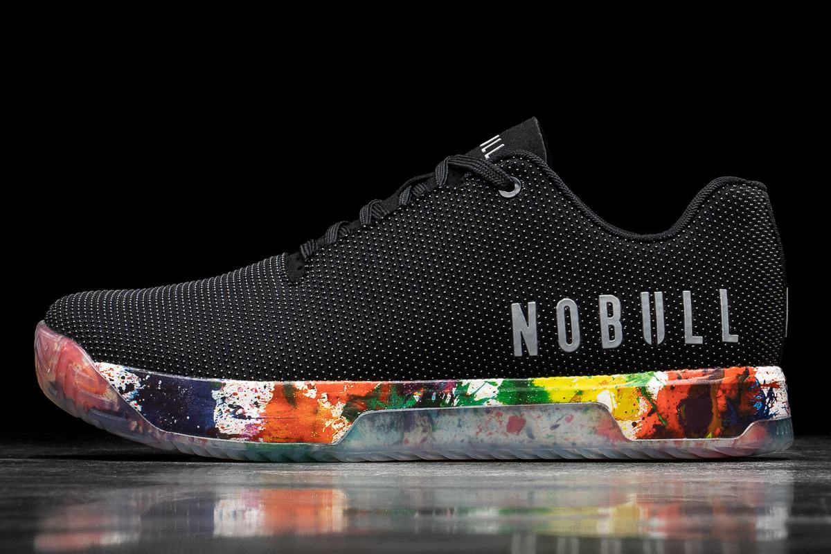 Basket Nobull Superfabric Pride Art Work Trainer Femme Noir | ST2604971
