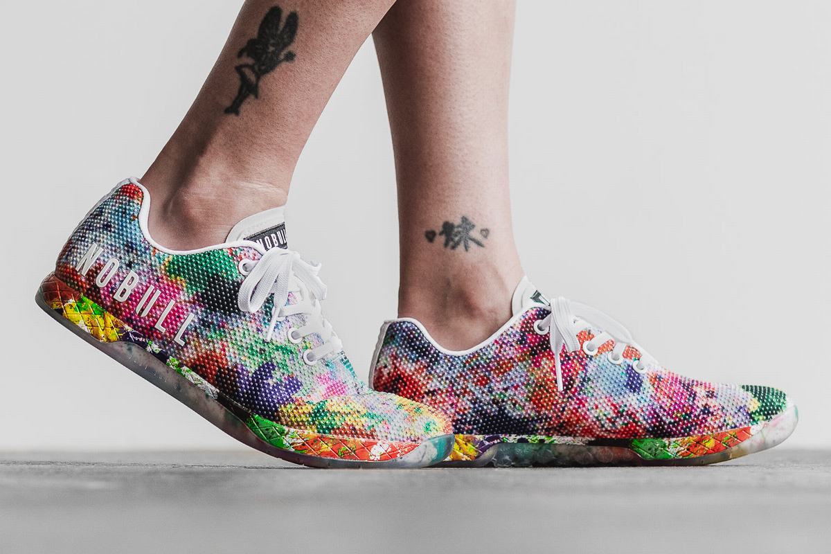 Basket Nobull Superfabric Pride Art Work Trainer Femme Multicolore | VR8619250