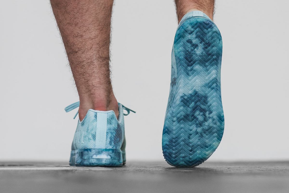 Basket Nobull Superfabric Tie-Dye Trainer Homme Menthe | AR5782640