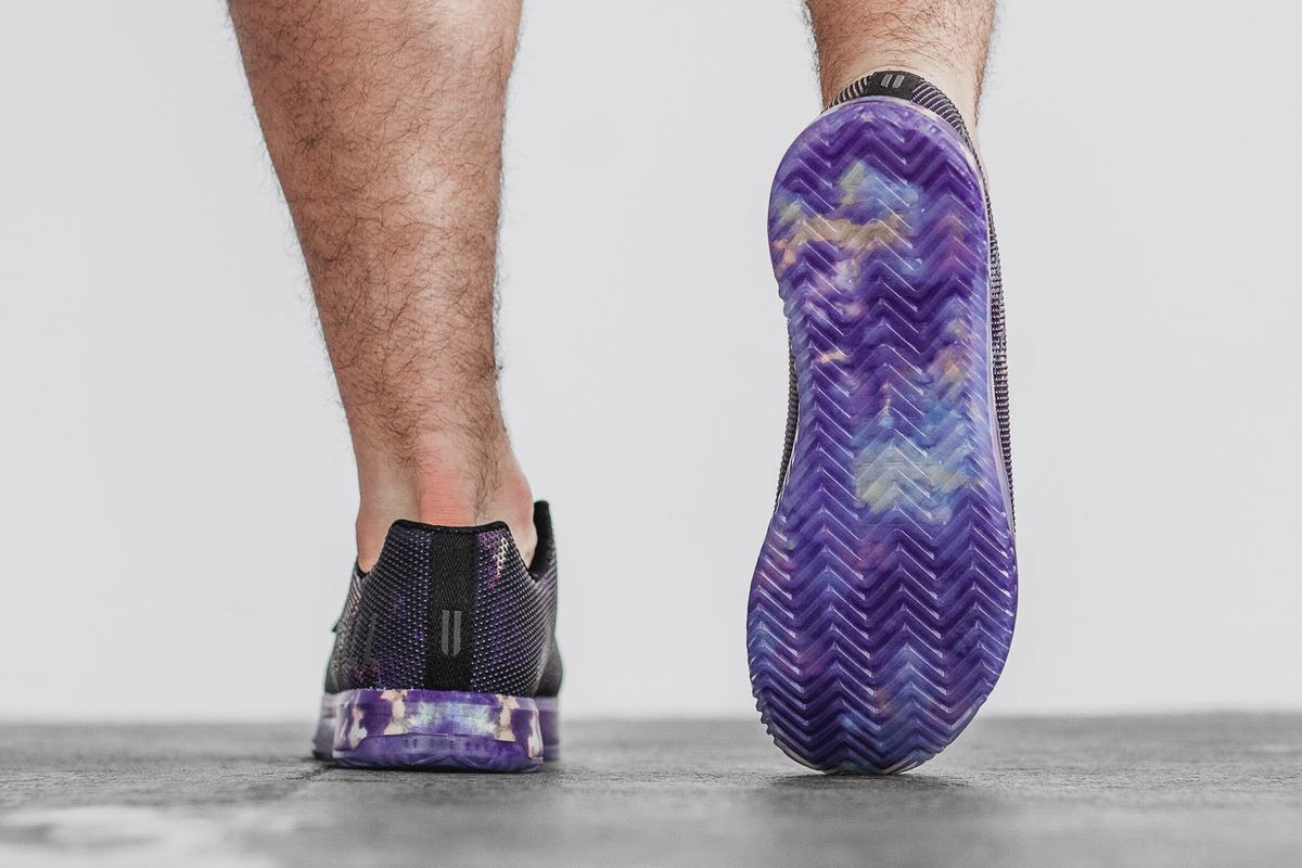 Basket Nobull Superfabric Tie-Dye Trainer Homme Violette Noir | BD0982163