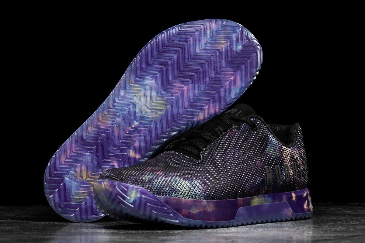 Basket Nobull Superfabric Tie-Dye Trainer Homme Violette Noir | BD0982163