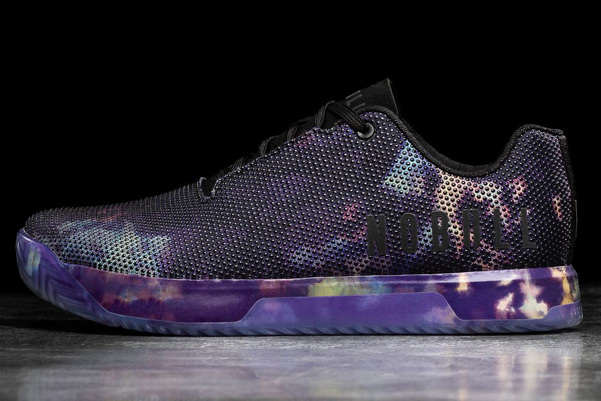 Basket Nobull Superfabric Tie-Dye Trainer Homme Violette Noir | BD0982163