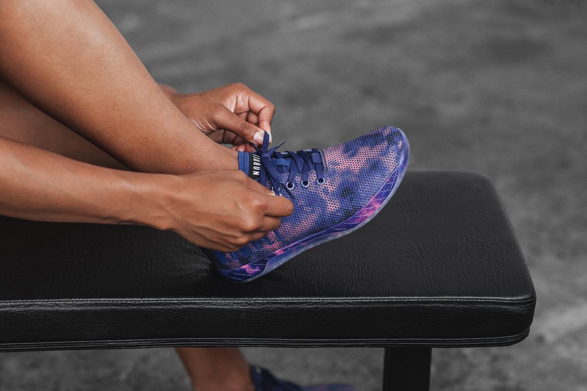 Basket Nobull Superfabric Tie-Dye Trainer Femme Indigo Rose | BL4503917