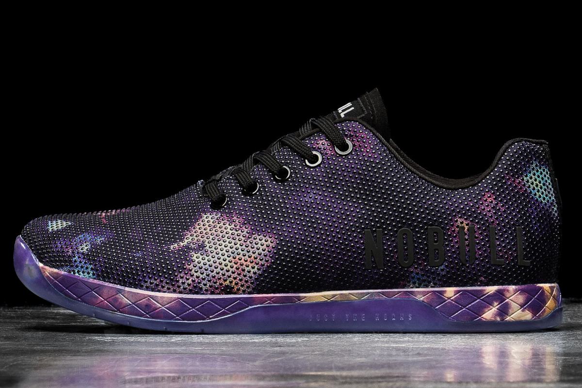 Basket Nobull Superfabric Tie-Dye Trainer Femme Violette Noir | CP8901654