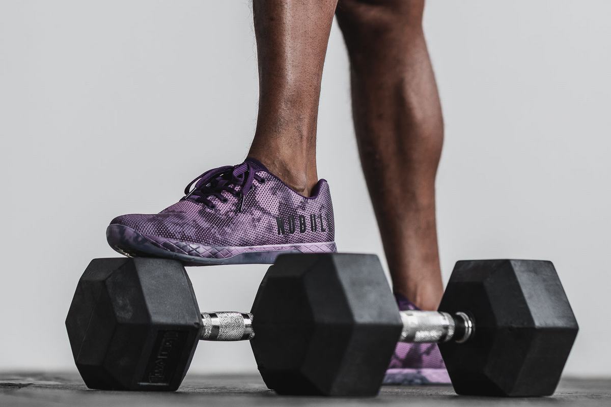 Basket Nobull Superfabric Tie-Dye Trainer Homme Violette Foncé | JX5490718
