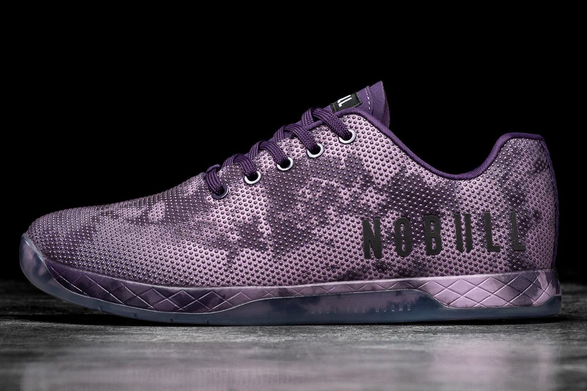 Basket Nobull Superfabric Tie-Dye Trainer Homme Violette Foncé | JX5490718
