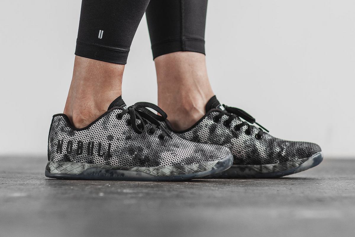 Basket Nobull Superfabric Tie-Dye Trainer Femme Grise | KT6340159