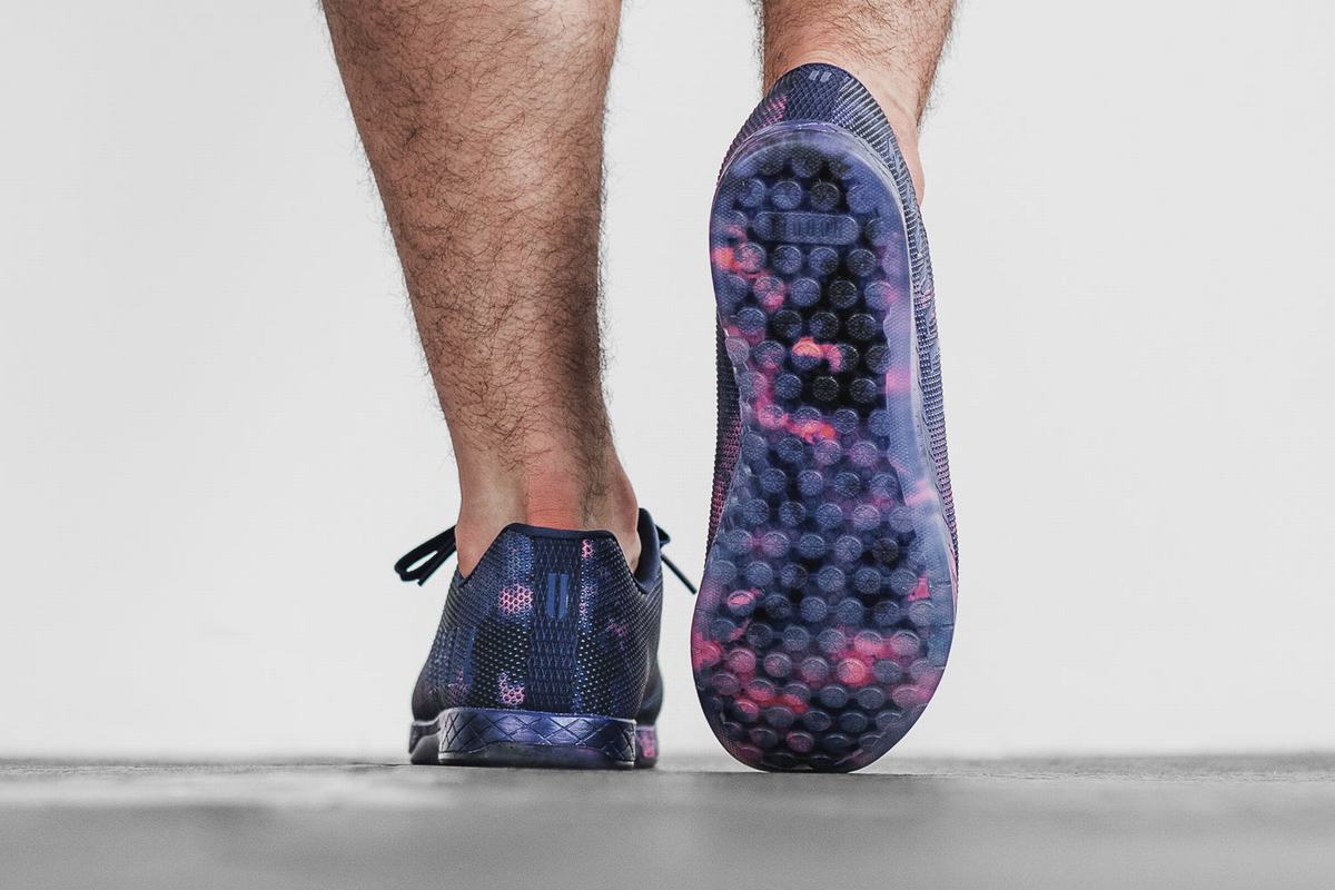 Basket Nobull Superfabric Tie-Dye Trainer Homme Indigo Rose | VG7025698