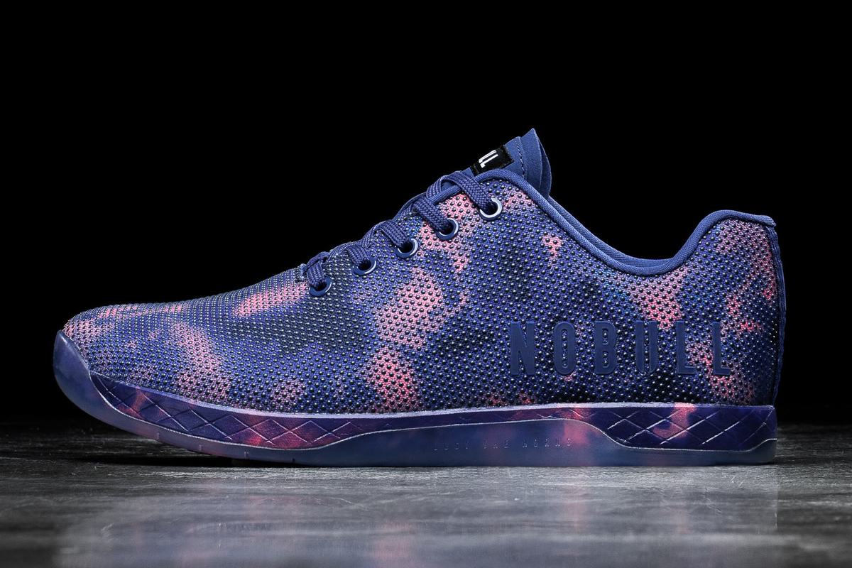 Basket Nobull Superfabric Tie-Dye Trainer Homme Indigo Rose | VG7025698