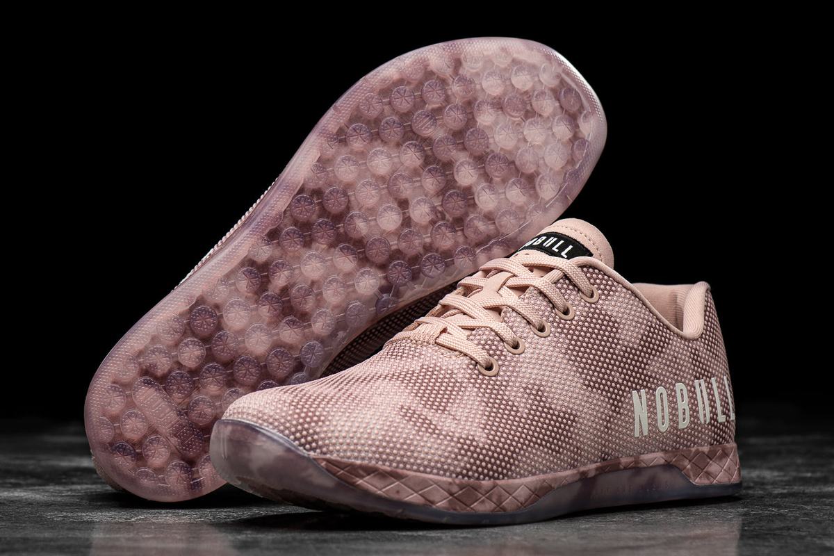 Basket Nobull Superfabric Tie-Dye Trainer Homme Rose | YE9578014