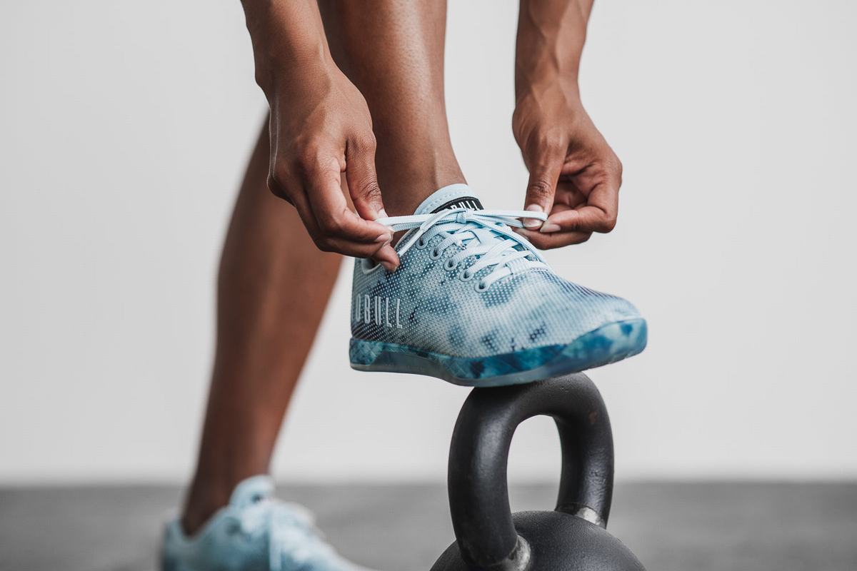 Basket Nobull Superfabric Tie-Dye Trainer Femme Menthe | ZU1268934